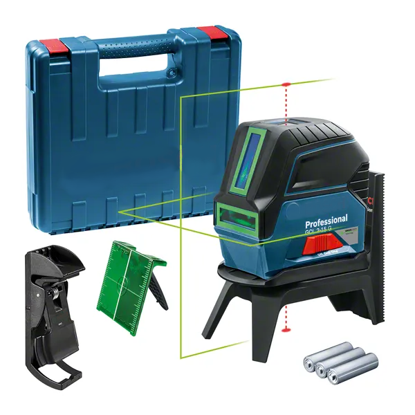 Line and Point Laser GCL 2-15 – 15 m Range, with Carrying Case
