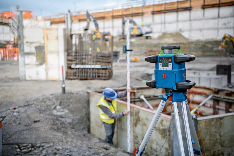 Rotary Laser Level GRL 650 CHVG – 650 m Range, with Carrying Case