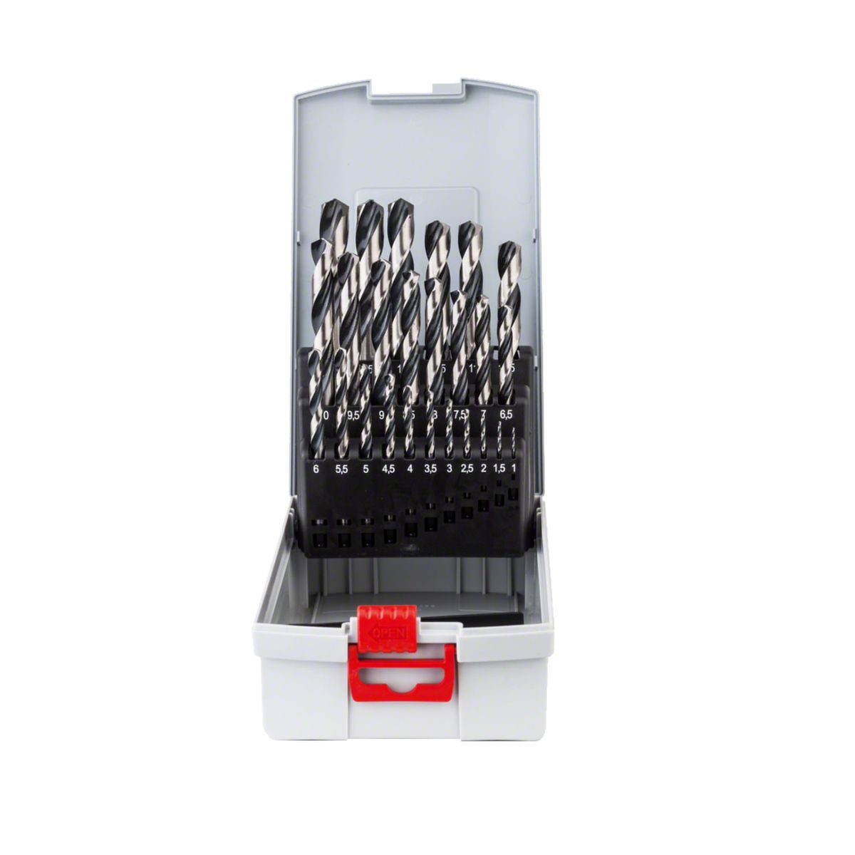 HSS PointTeQ Metal Drill Bit Set 1.0–13.0 mm, 25 Pieces